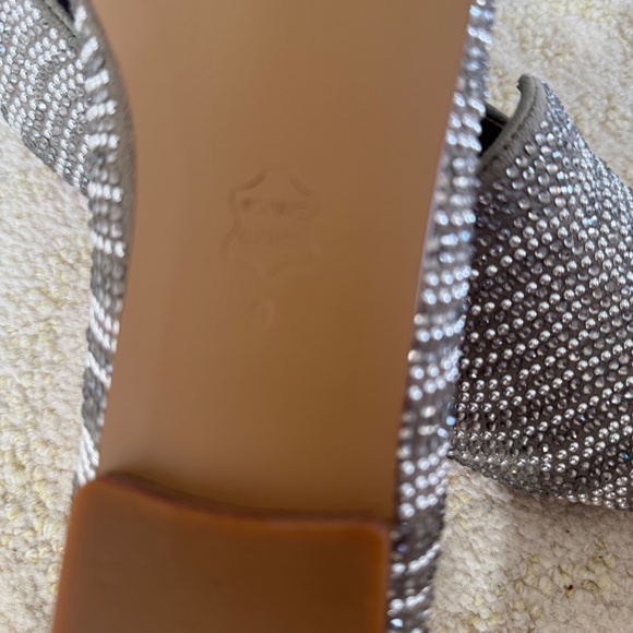 Sparkly Smoker Pewter Mules - Picture 6 of 7